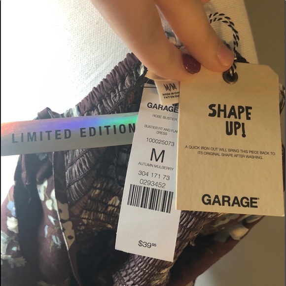 NWT Garage Mulberry Floral Dress - Picture 5 of 5